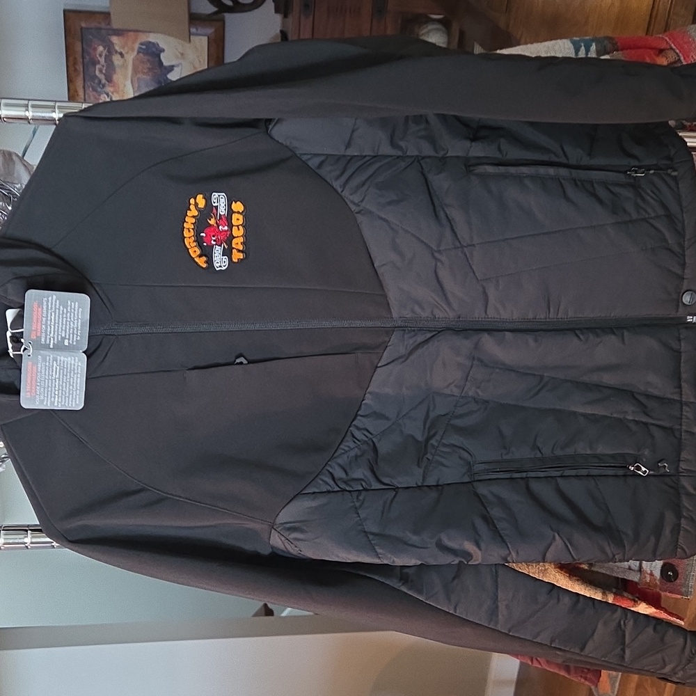 Travel Jacket. Breathable w Audio Port & Inside Pocket. Small